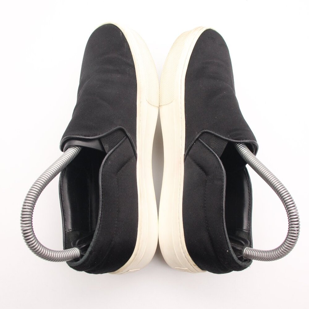 Celine Paris Women's Size EU 37 Black Satin Casual Slip On Sneakers Italy - Picture 6 of 9
